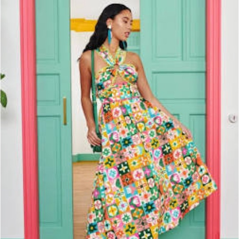 NWOT CeliaB Narmada Midi Dress - Picture 2 of 10